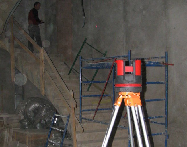 3d Aufmaß einer Treppe mit dem 3d Disto von Leica
